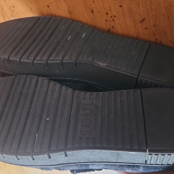 Soul Naturalizer Sneakers Womens size 8W Turner slip on faux fur camo Winter - Picture 9 of 9